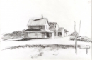Edward Hopper, House and Road, ca. 1940-5