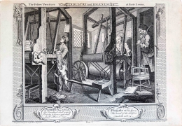 William Hogarth, The Fellow 'Prentices at their Looms