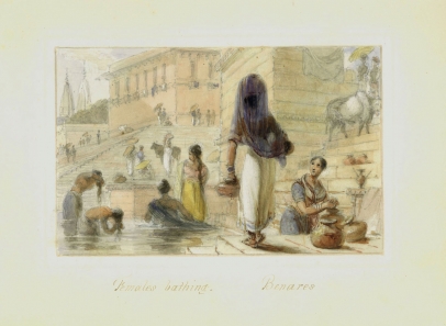 Females Bathing, Benares