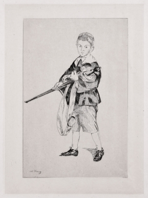Édouard Manet, Boy with a Sword (Turned Left)