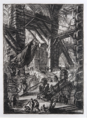 Piranesi, The Staircase with the Trophies 
